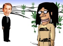 Cannabisman and G.W.Bush screenshot