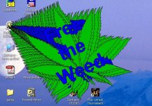 free the weed screensaver nhled